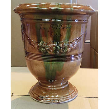 Vase Anduze Mini, coloris flammé Ø 28 x H. 32 cm