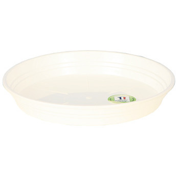 Soucoupe ronde en polypropylène 100% recyclable Bl