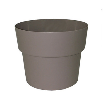 Pot rond CocoriPot : taupe, d.58xH.44cm