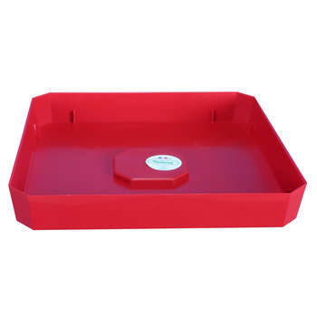 Plateau Soleilla carré en polypropylène 100% recyc