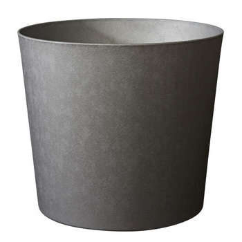 Pot ELEMENT conique en plastique injecté ardoise -