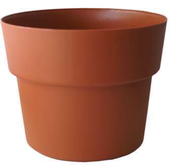 Pot rond CocoriPot, brique, Ø17 cm
