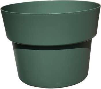 Pot rond CocoriPot, coloris mélèze Ø 38 x H. 30 cm