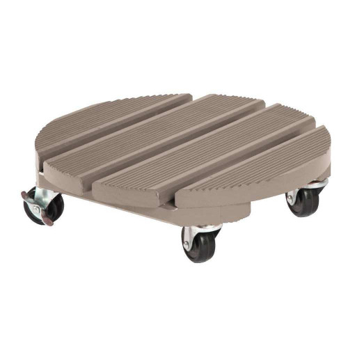 Roule-pot Roulbac couleur D. 30 cm - Coloris Taupe