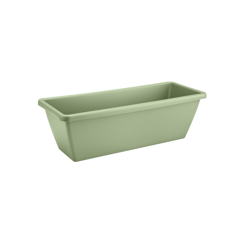 Jardinière Barcelona 40, balconnière coloris vert