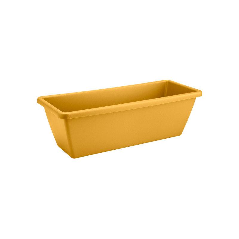 Jardinière Barcelona 70 jaune miel - 70x19x16cm