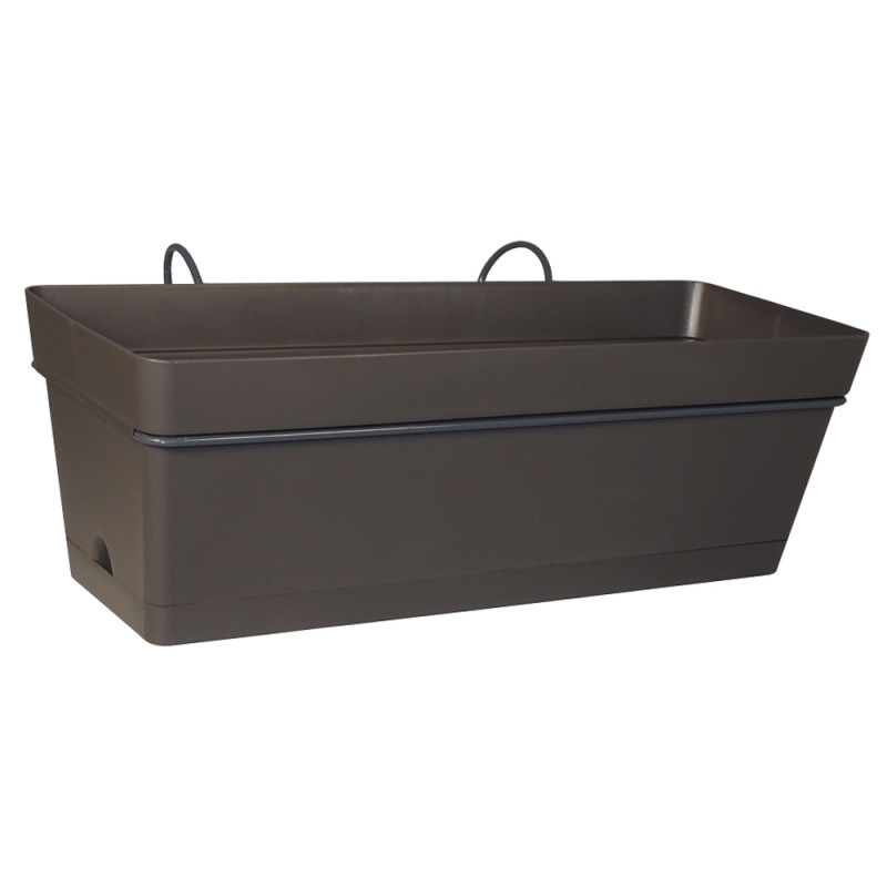 Kit mini jardinière Cocoripot ardoise 30avec plate