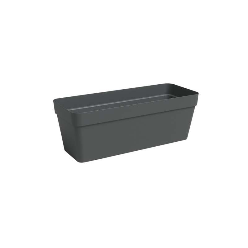 Jardinière Agape, coloris anthracite - L. 50cm