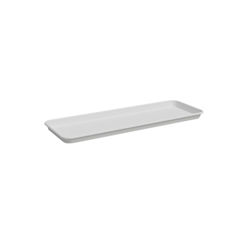 Soucoupe rectangle Agape, coloris blanc - L. 50cm