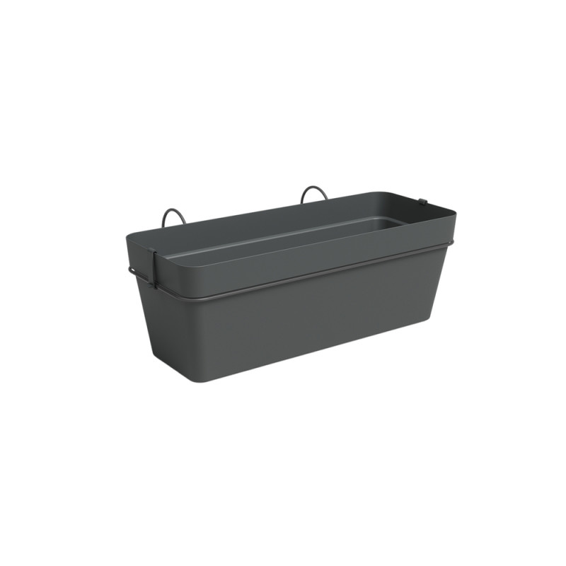 Jardinière rectangle Agape avec réserve d'eau, kit