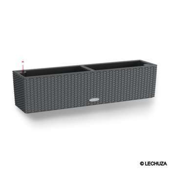 Jardinière balconera cottage en plastique granit -