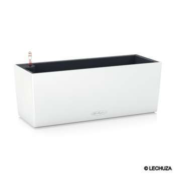 Jardinière balconera color en plastique blanc - 50