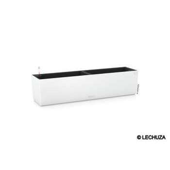 Jardinière balconera color en plastique blanc - 79