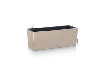Jardinière balconera color en plastique brun sable