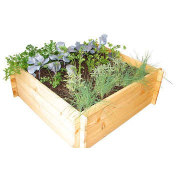 Carré potager en bois massif certifié FSC® - L. 10