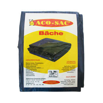 Bache armée : standard polypropylene tissée 90 g/m