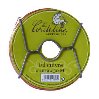 Bobinot Fil cuivre : Ø1mm, 30m
