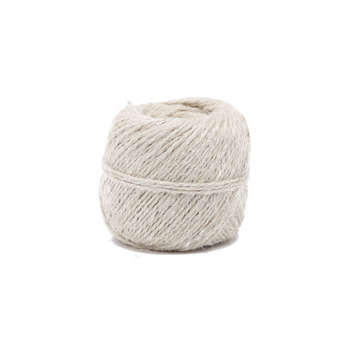 Pelote Jute Couleur Blanchi : 75m