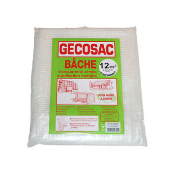 Bache armée : translucide polyethylene 160 g/m² 3