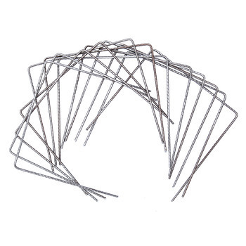 Lot de 12 agrafes biseautés : en acier, 20x20x20cm