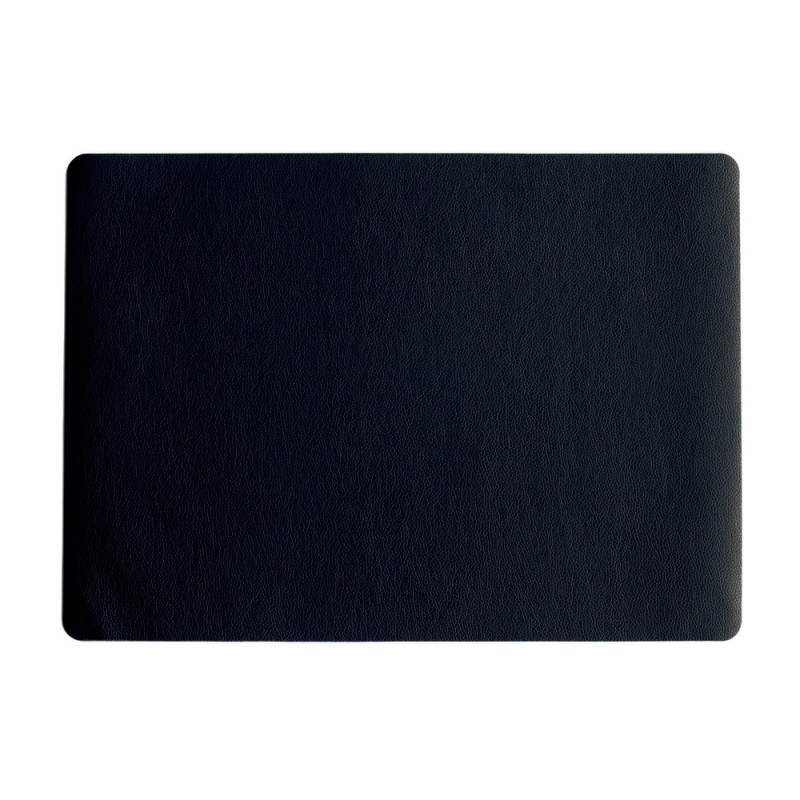 Set de table rectangulaire, coloris noir - L. 46xl