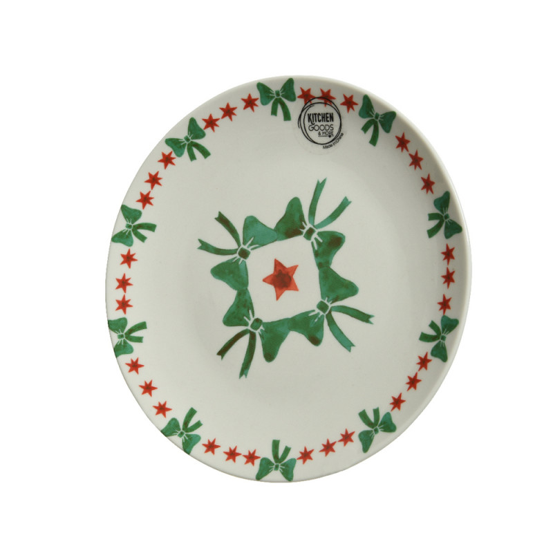 Assiette traditionelle à petit dejeuner en porcela