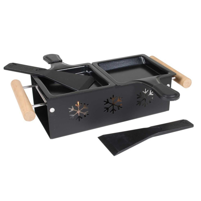 Raclette à la bougie, en duo