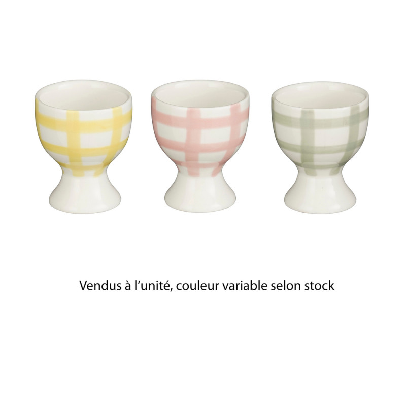 Coquetier en céramique, coloris variables - D. 5cm