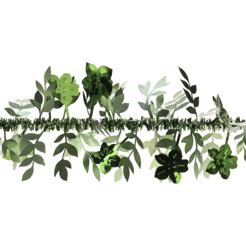 Guirlande de Noël : visteria, coloris vert sapin -