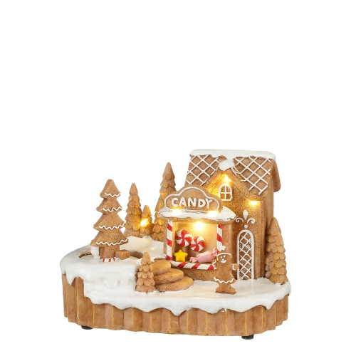 Scène de Noël animée hivernale, univers pain d'épi