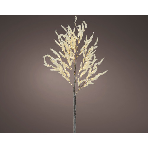 Décoration Noël d'intérieur Branche plume 100 Micr