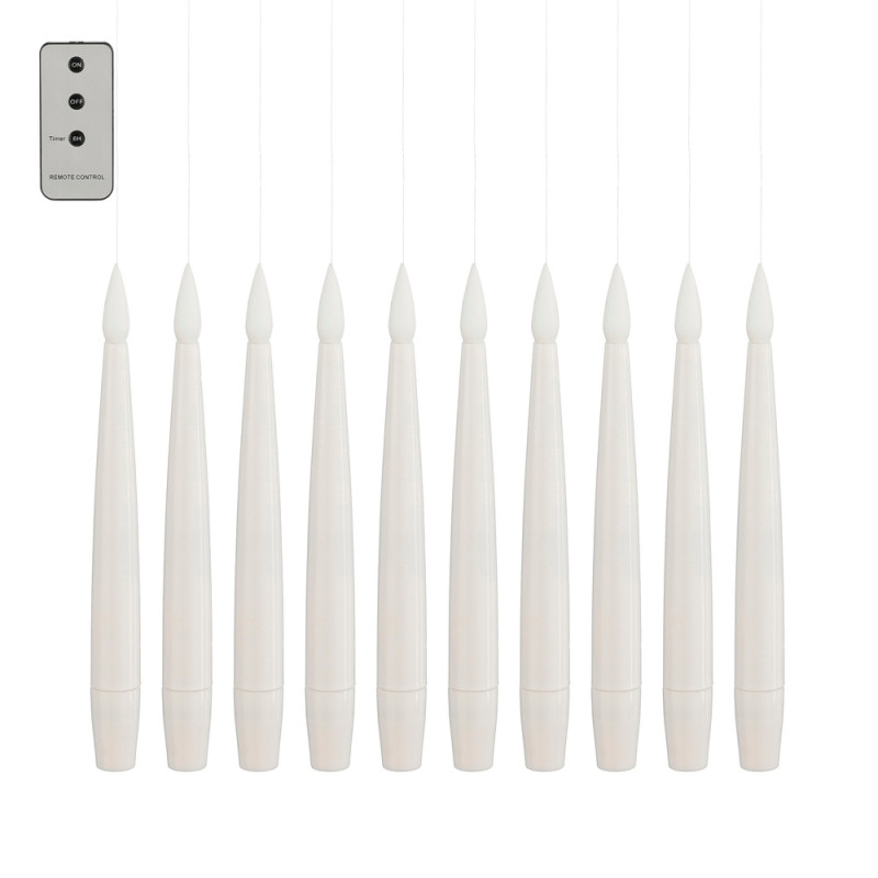 Guirlande lumineuse, 10 bougies LED à suspendre -