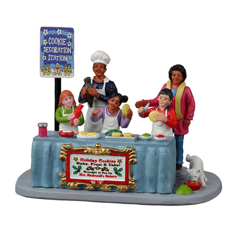 Station de déco de biscuits, scène miniature de vi