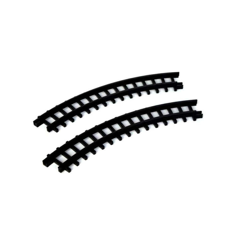 2 Rails incurvés d'extension pour train de village