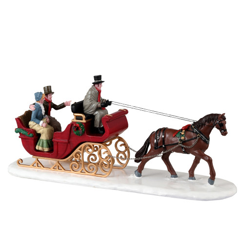 Scène Balade panoramique en traîneau pour village