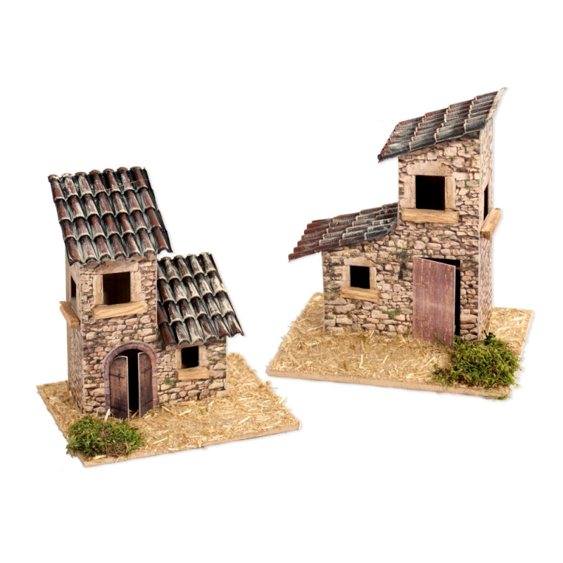 Décor village provençal : maison rustique