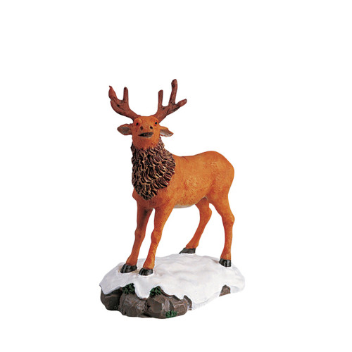Figurine de Noël : Grand cerf de la forêt - H. 6,5