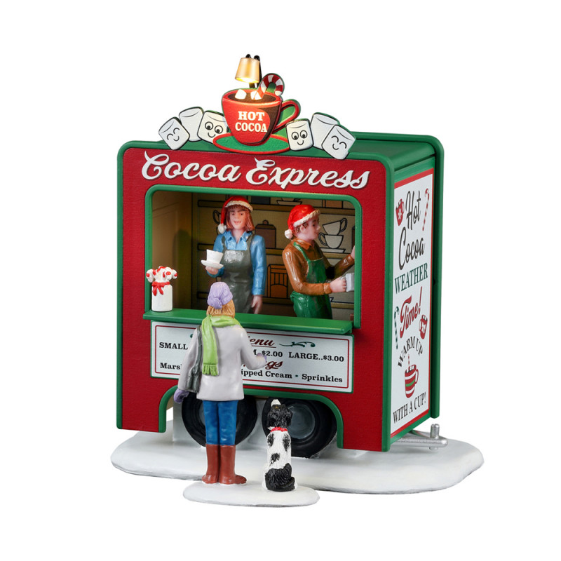 Figurines de Noël : Marchand de chocolat Cocoa Exp