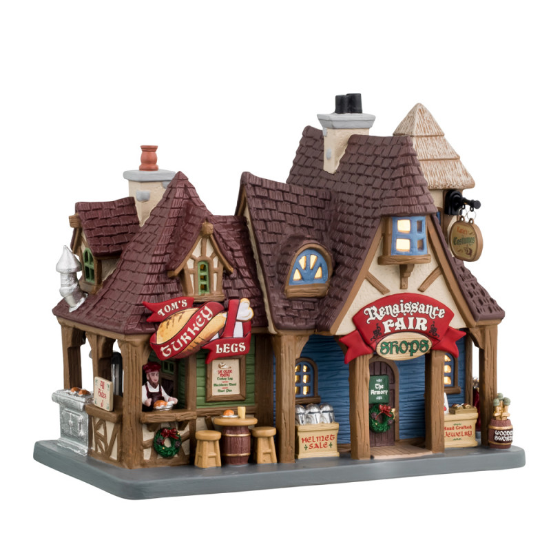 Scène de Noël : Boutiques Foire de la renaissance