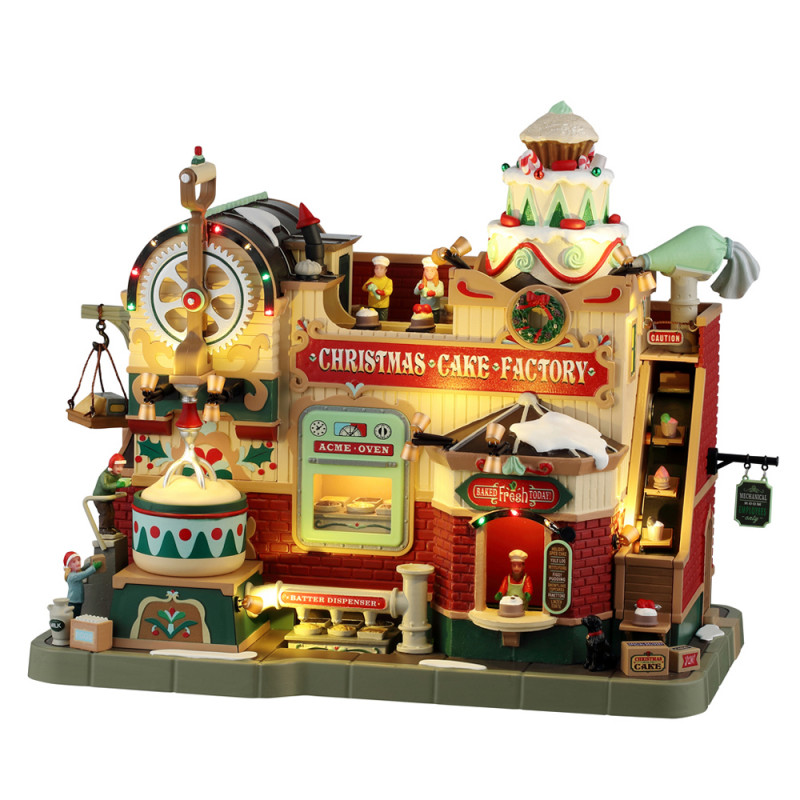 Scène de Noël : Usine de gâteaux de Noël - H. 24,5