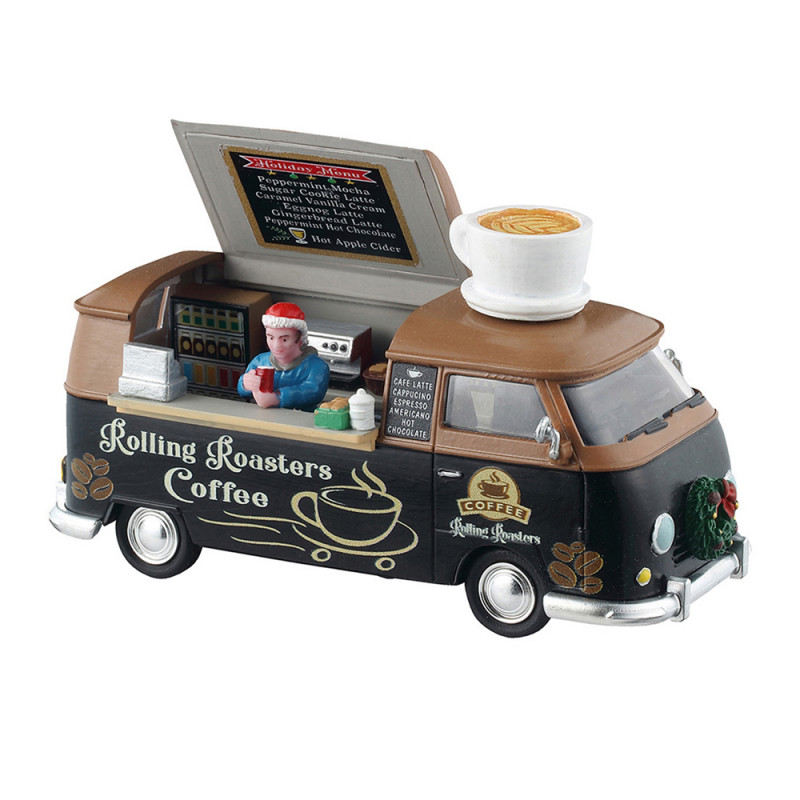 Figurine de Noël : Torréfacteur de café ambulant -