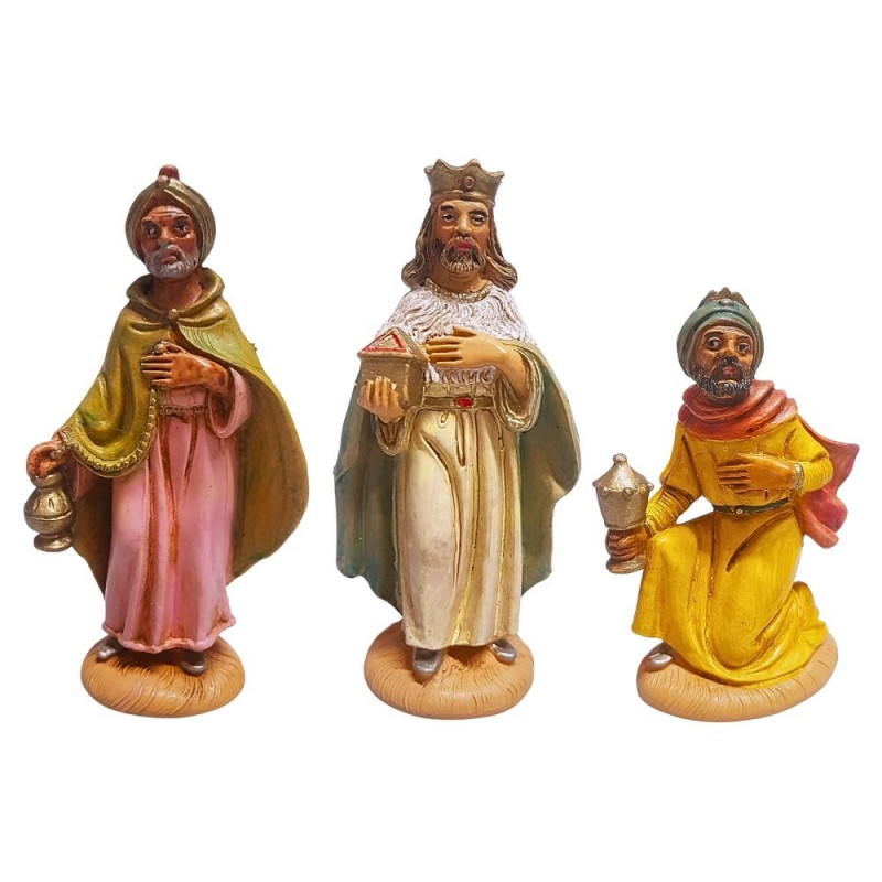 Santon pour crèche de Noël : roi mage bois, modèle