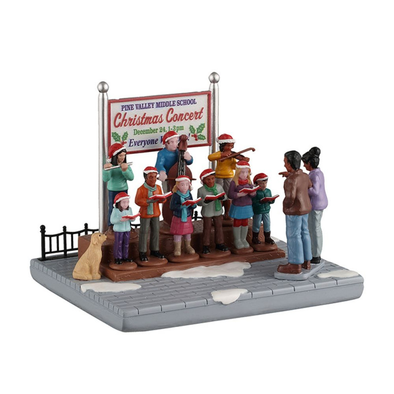 Scène 'Concert de Noël de l'école' - H. 10,4cm
