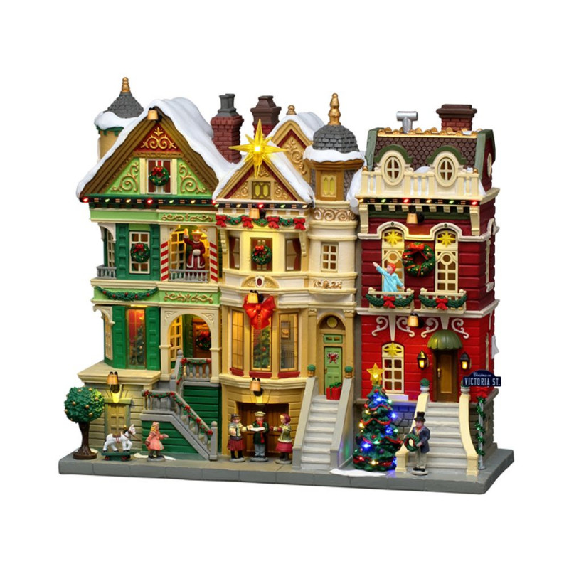 Scène lumineuse 'Noël dans la rue Victoria' - H. 2
