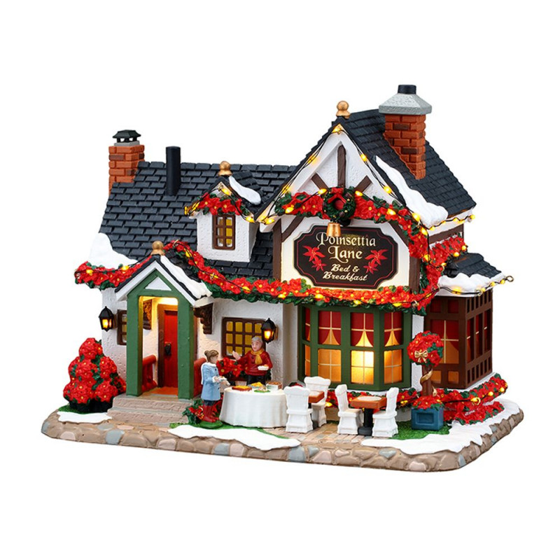 Scène lumineuse de Noël 'Chambres d'hôtes Poinsett