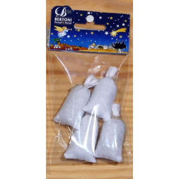 Décoration pour paysage de Noël : Sacs de farine 4