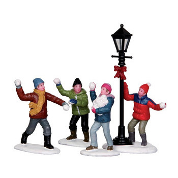 Figurine Bataille de boules de neige