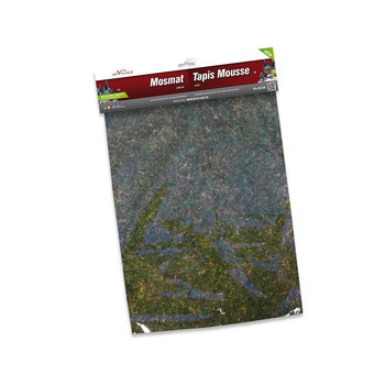 Tapis de Mousse vert/ brun 70X50CM