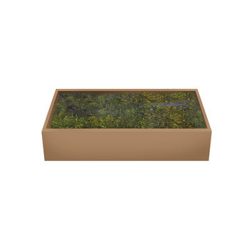 Mousse décorative plate : verte, 500g