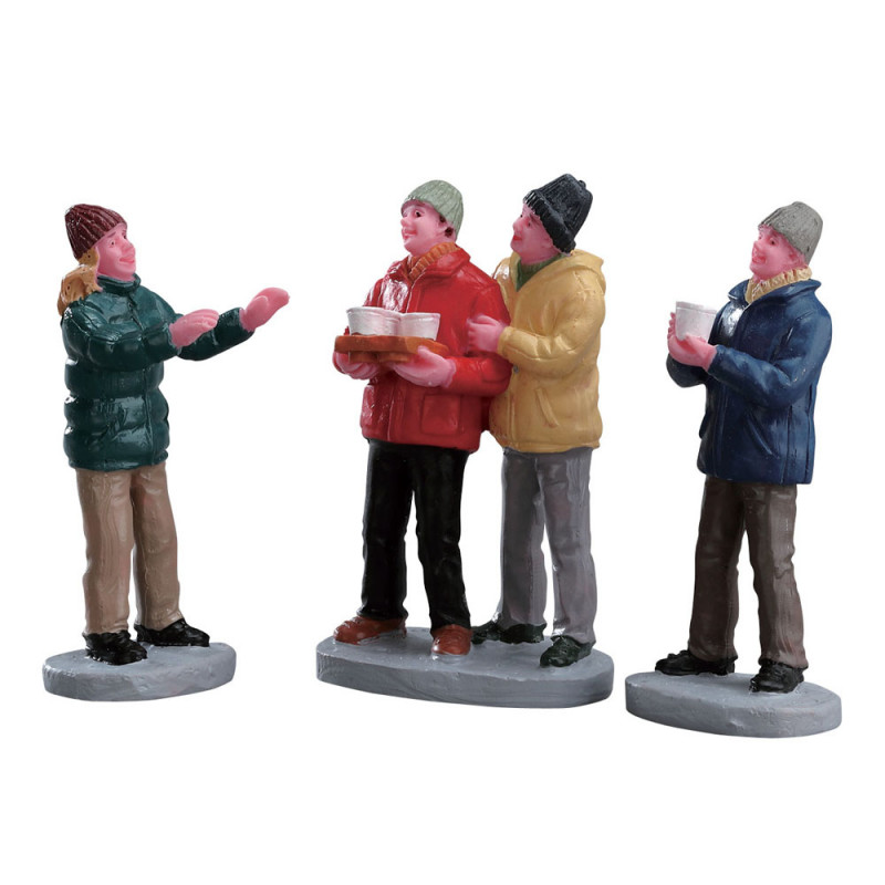 Figurine servir du cidre Set-3